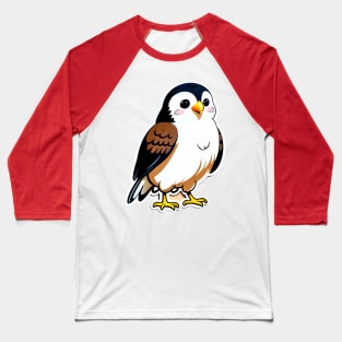 Fluffy Winged Dreamer: Piko the Kawaii Giant Eagle Baseball T-Shirt